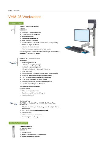 VHM-25 Workstation