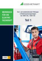 Merkbuch für die Elektrofachkraft (Teil 1/2)