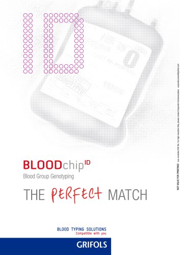 BLOODchipID Blood Group Genotyping