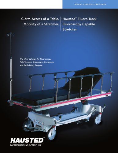 h austed ® Fluoro- t rack Fluoroscopy c apable Stretcher