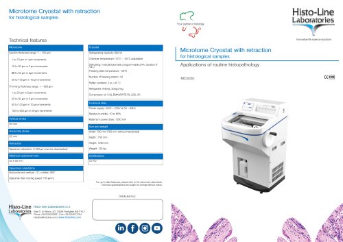 MC 5050 Semi-automatic Cryostat