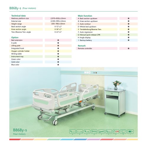 ICU series B868y-s