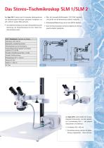 Auflicht Stereo - Mikroskope SOM 82/SLM 1/SLM 2 - 3