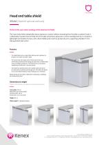 Head end table shield