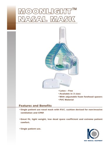 Moonlight™ Non Invasive Nasal Mask