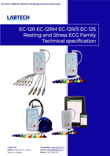 Technical specfication EC12 Resting and Stress ECG Family