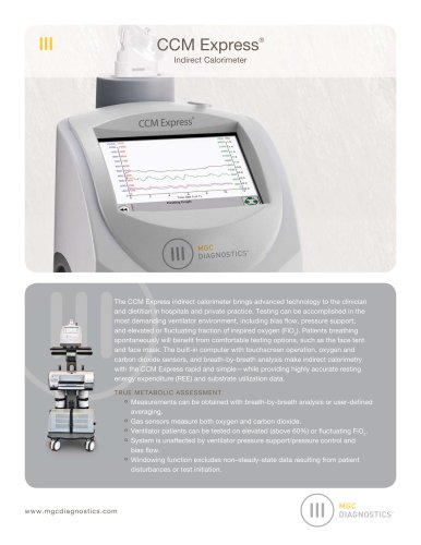 www.mgcdiagnostics.com CCM Express