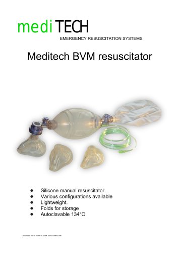 Meditech BVM resuscitator