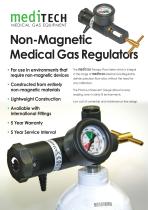 Non-Magnetic Medical GasRegulators