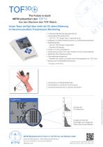 TOF3D • Verwendung von Standardelektroden • Handadapter zur einfachen Positionierung • Impedanzüberwachung für optimale Stimulation  The Future is back! - 2