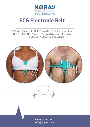 Universal ECG Electrodes Belt with Handles