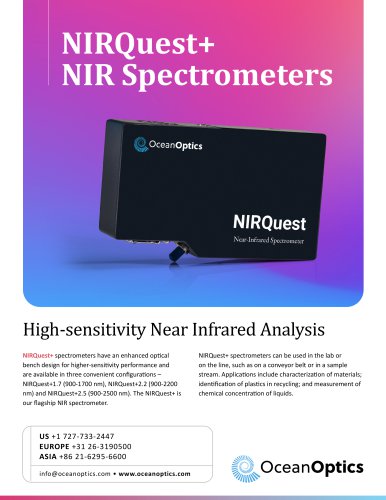 NIRQuest+ NIR Spectrometers