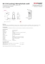 RX 5 M (Locking) Abtropfschale weiß - 1