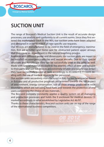 Catalogue Suction Unit