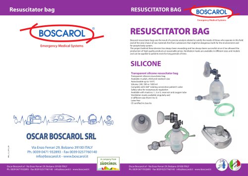 Resuscitator Bags