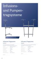 Monitor- und Infusionsstragsysteme - 11