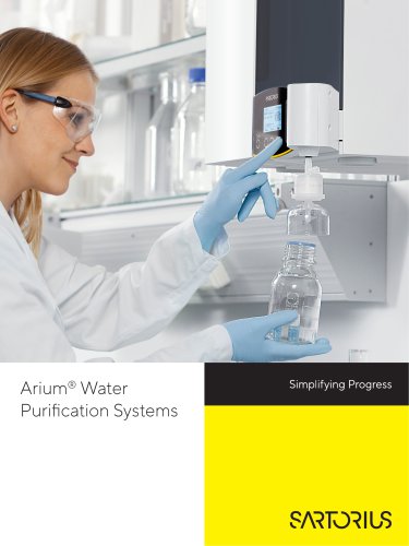 arium®  Water Purification Systems