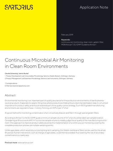 continuous air monitoring