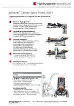 SCHAERER® CARBON SPINE FRAME (CSF) - 1