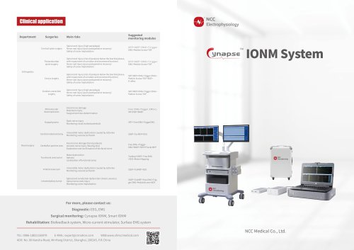 Cynapse IONM System Brochure