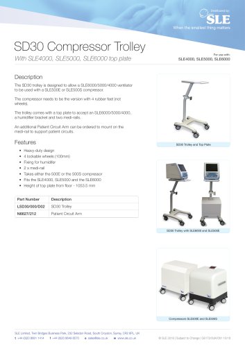 SD30 Compressor Trolley