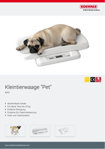 8352 Kleintierwaage "Pet"