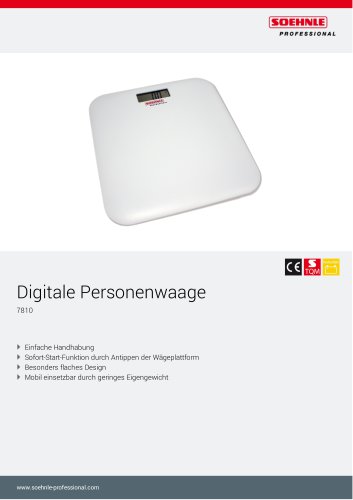 Digitale Personenwaage 7810