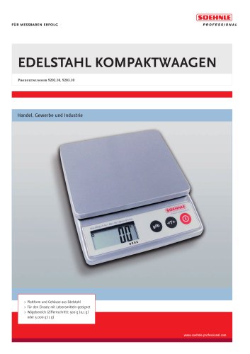 EDELSTAHL KOMPAKTWAAGEN