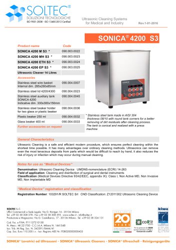 SONICA® 4200 S3