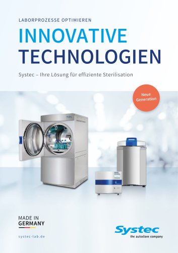 Systec Autoklaven / Laborautoklaven