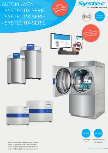 Systec DX-Serie/Systec VX-Serie/Systec HX-Serie