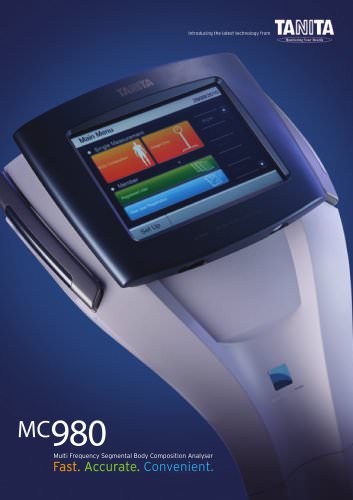 MC-980MA EXTRA-HIGH CAPACITY SEGMENTAL BODY COMPOSITION ANALYSER