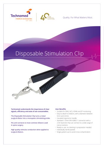 Disposable Stimulation Clip