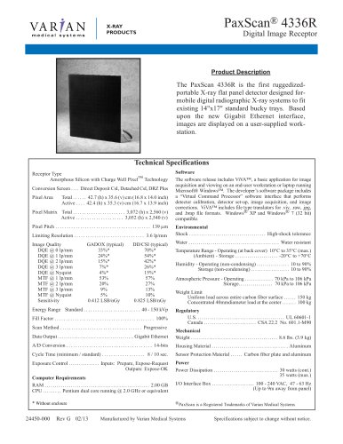 PaxScan 4336R