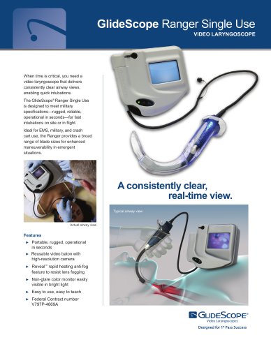 GlideScope Ranger Single Use