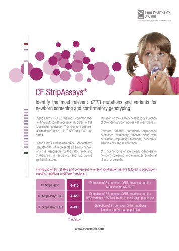 Cystic Fibrosis (CF) StripAssay®