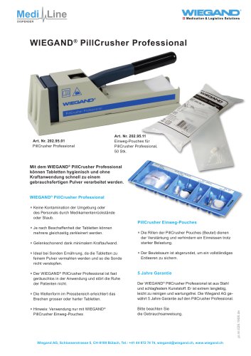 WIEGAND® PillCrusher Professional