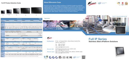 Wincomm Full IP Panel PC Brief Solutions