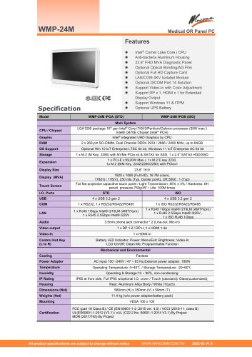 WMP-24M Data Sheet