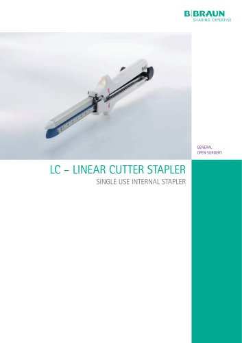 LC – LINEAR CUTTER STAPLER