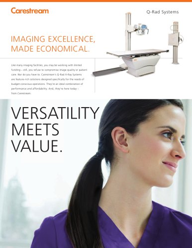 CARESTREAM Q-Rad X-Ray Systems