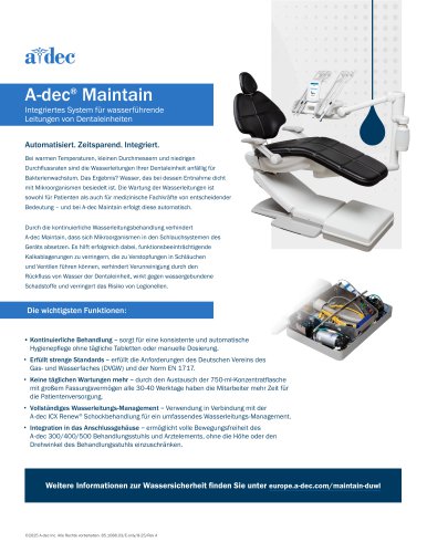 A-dec Maintain
