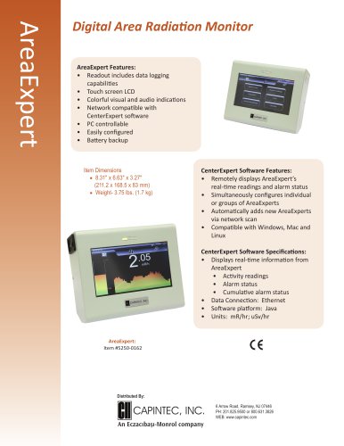 AreaExpert Digital Area Radiation Monitor