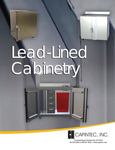 Configurable Lead-Lined Cabinetry