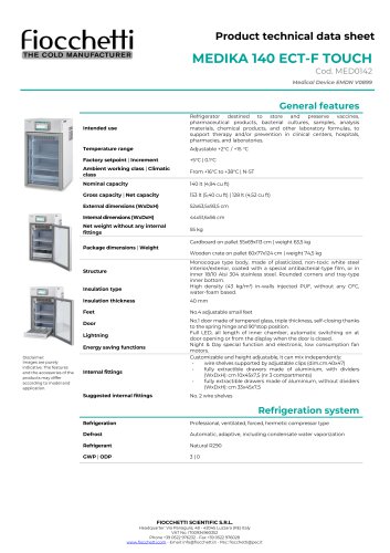 MEDIKA 140 ECT-F TOUCH