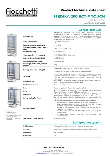 MEDIKA 250 ECT-F TOUCH