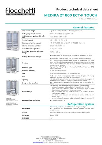 MEDIKA 2T 800 ECT-F TOUCH