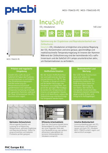 MCO-170AICD-PE CO2-Inkubatoren