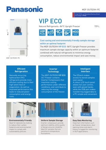 MDF-DU702VH-PE VIP ECO ULT Freezer