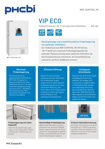 MDF-DU901VHL-PE VIP ECO Tiefkühlschrank